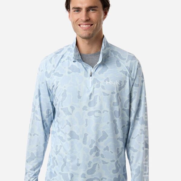 Men&#39;s Airweight KC Printed Quarter-Zip Pullover Thumbnail