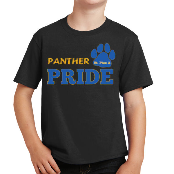 Sti Pius Pride - Youth 4.5oz Cotton Fan Favorite T-Shirt Thumbnail