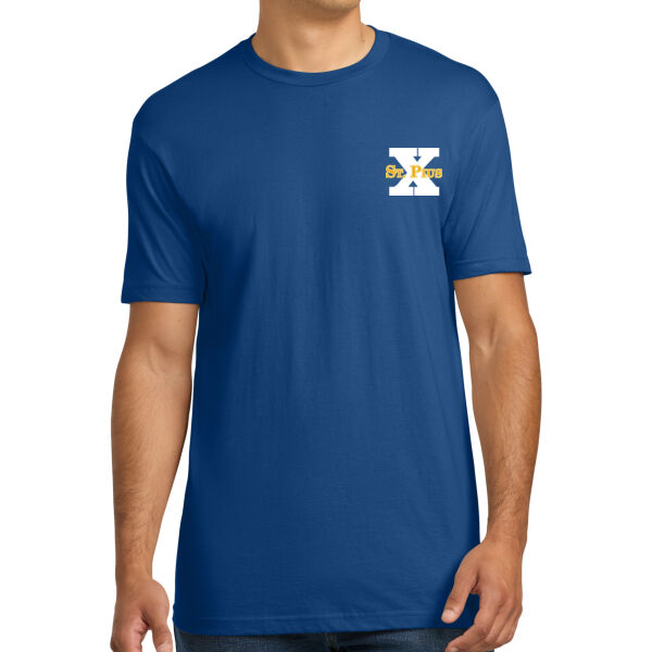 St Pius Logo - Unisex Premium Cotton T-Shirt Thumbnail