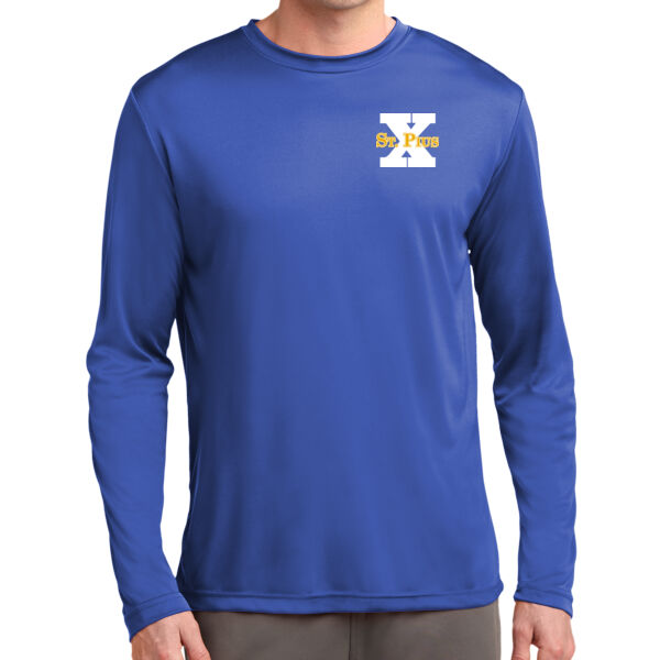 St Pius Logo - Long Sleeve PosiCharge ® Competitor™ Tee Thumbnail