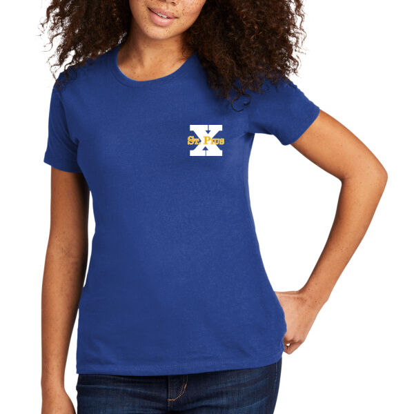 St Pius Logo - Women's Premium Cotton T-Shirt Thumbnail