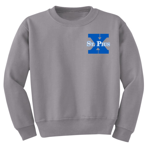 St. Pius - Youth NuBlend ® Crewneck Sweatshirt Thumbnail