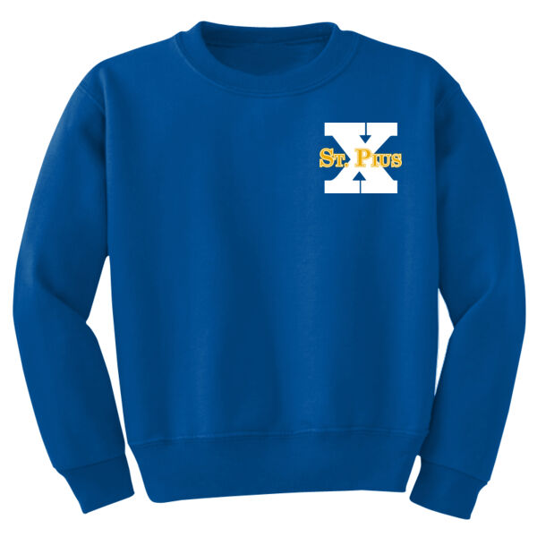 St Pius - Youth NuBlend ® Crewneck Sweatshirt Thumbnail
