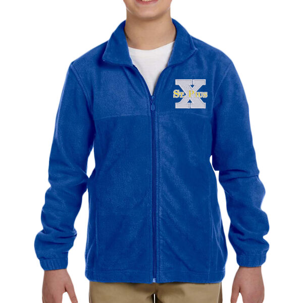 St. Pius - Youth 8 oz. Full-Zip Fleece Thumbnail