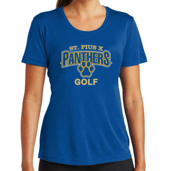ST Pius Golf - Ladies 100% Poly T-Shirt Thumbnail