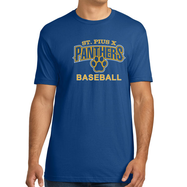 ST Pius Baseball - Unisex Premium Cotton T-Shirt Thumbnail