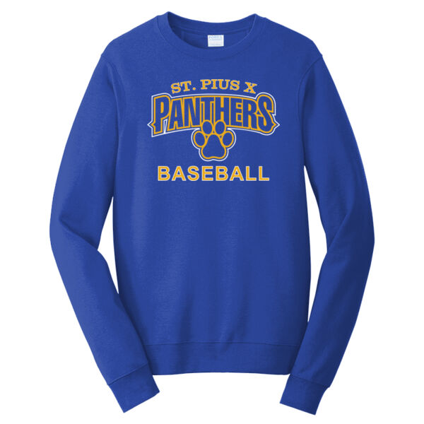 ST Pius Baseball - Fan Favorite Fleece Crewneck Sweatshirt Thumbnail