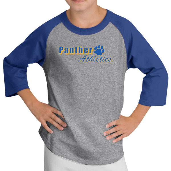 St Pius Athletics - Youth 3/4 Baseball T-Shirt Thumbnail
