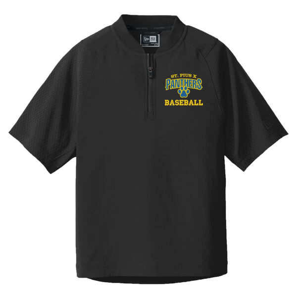 St Pius Baseball - Youth Cage Short Sleeve 1/4 Zip Jacket Thumbnail