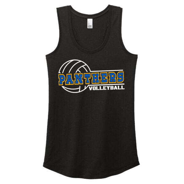 Panthers Volleyball - Ladies Tri-Blend Racerback Tank Thumbnail