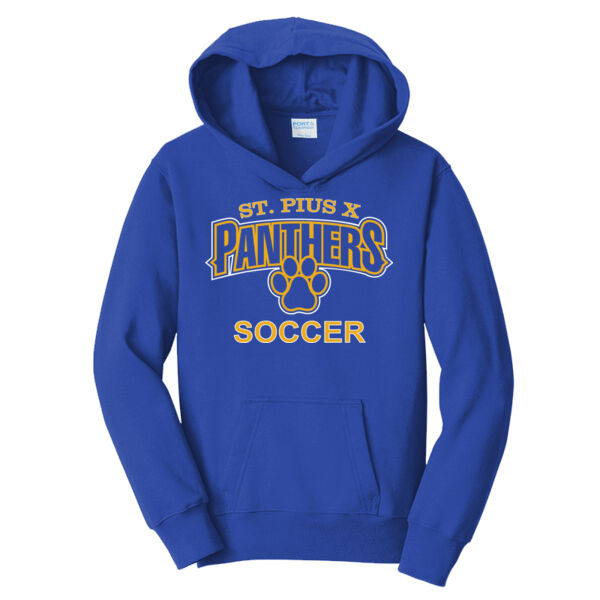 ST Pius Soccer - Youth Fan Favorite Hooded Sweatshirt Thumbnail