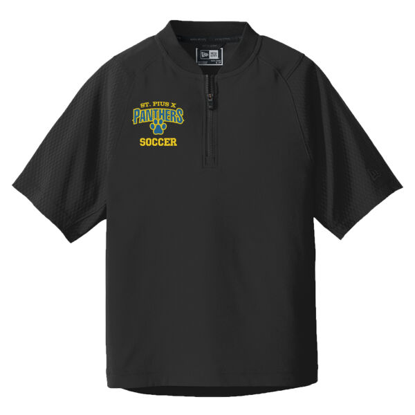 St Pius Soccer - Youth Cage Short Sleeve 1/4 Zip Jacket Thumbnail