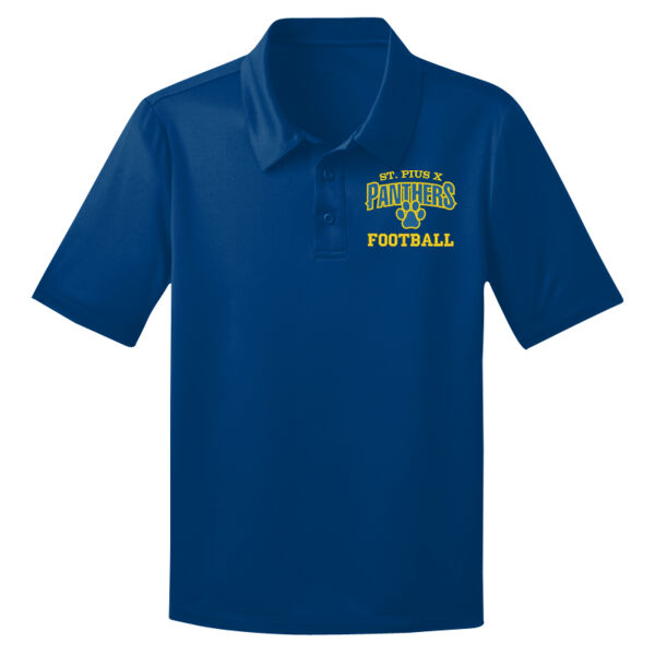 St Pius Football - Youth Silk Touch Performance Polo Thumbnail