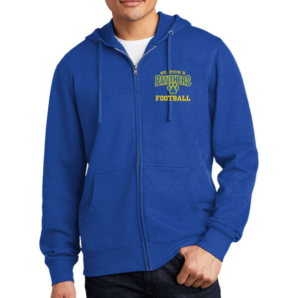St Pius Football - Unisex Everyday Fleece Full Zip Hoodie Thumbnail