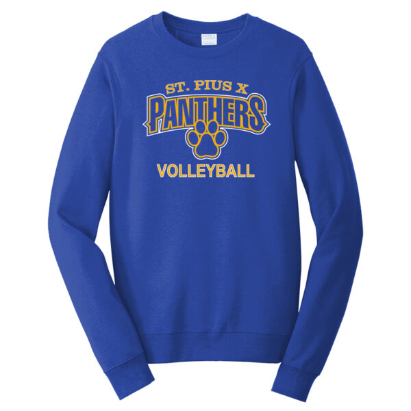 ST Pius Volleyball - Fan Favorite Fleece Crewneck Sweatshirt Thumbnail