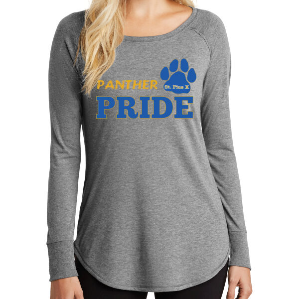 Sti Pius Pride - Women&#39;s Perfect Tri ® Long Sleeve Tunic Tee Thumbnail