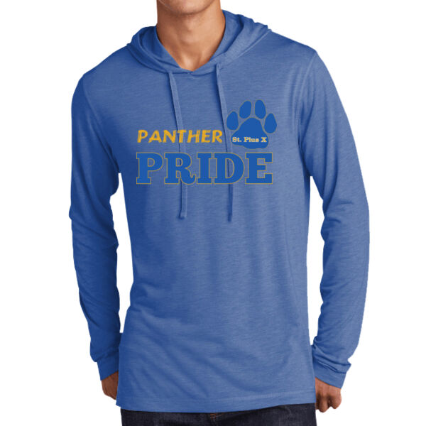Sti Pius Pride - PosiCharge ® Tri Blend Wicking Long Sleeve Hoodie Thumbnail
