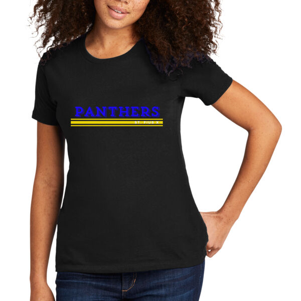 Panthers Spirit Wear - Women&#39;s Premium Cotton T-Shirt Thumbnail