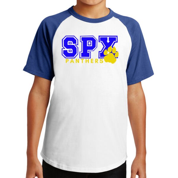 SPX Spirit Wear - Youth Short Sleeve Colorblock Raglan Jersey Thumbnail