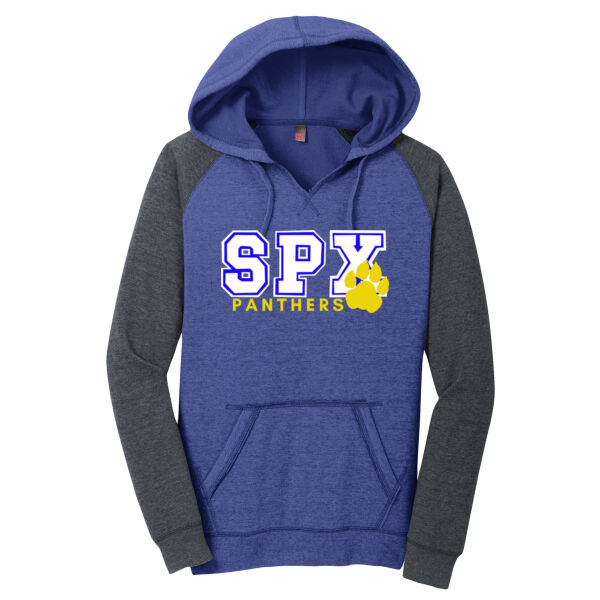 SPX Spirit Wear - Women&#39;s Lightweight Fleece Raglan Hoodie Thumbnail