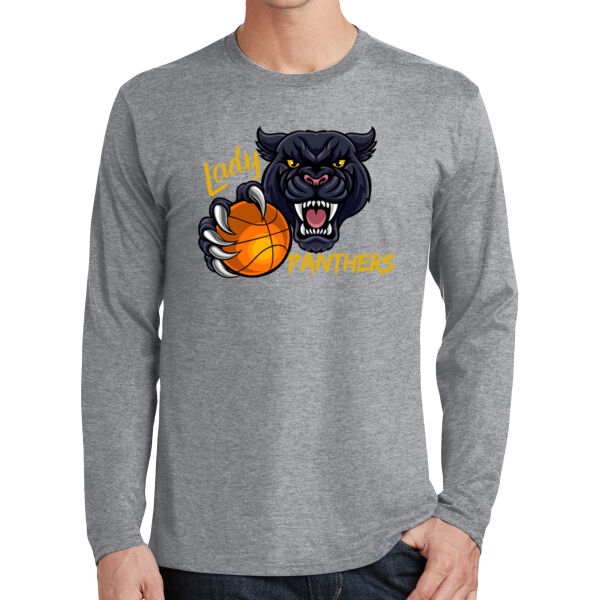 Lady's Panthers Basketball - Long Sleeve Fan Favorite Tee Thumbnail