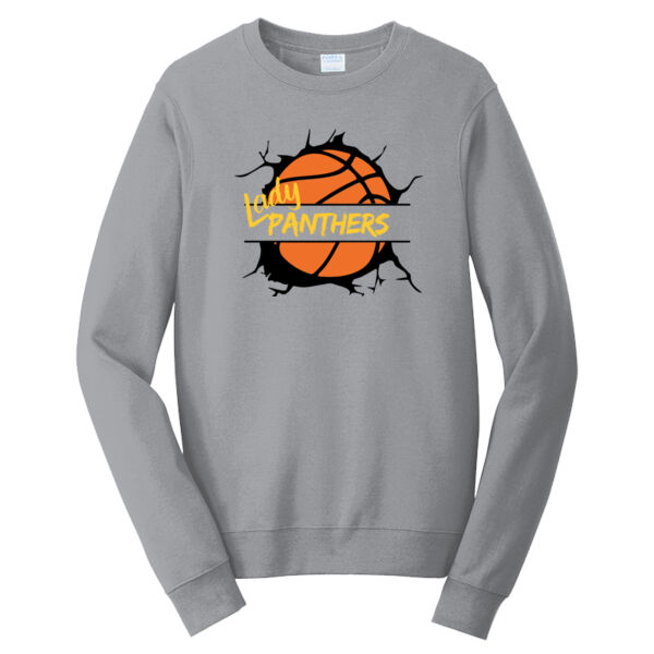 Lady's Panthers BBall - Fan Favorite Fleece Crewneck Sweatshirt Thumbnail