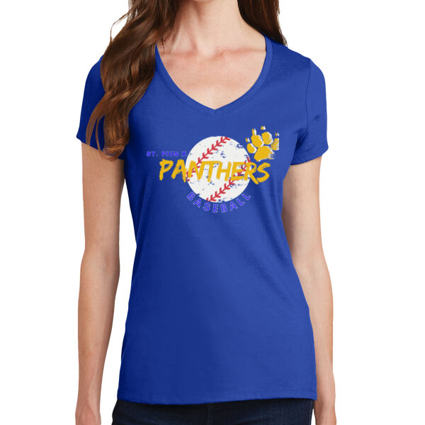 SPX Baseball - Ladies 4.5oz Fan Favorite V-Neck T-Shirt Thumbnail