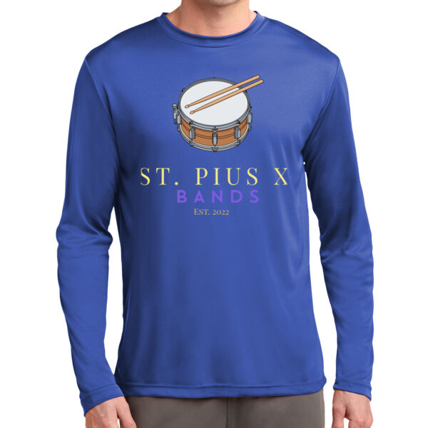 St Pius band drums - Long Sleeve PosiCharge ® Competitor™ Tee Thumbnail