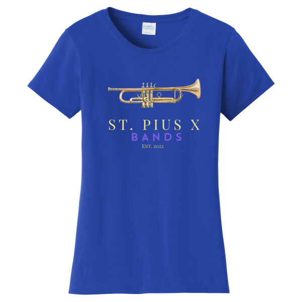 St Pius band Trumpet - Ladies Fan Favorite Tee Thumbnail
