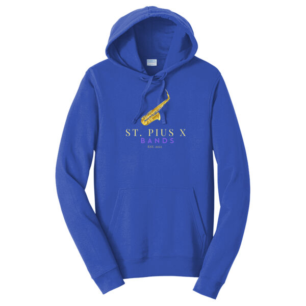 St Pius band Saxophone - Fan Favorite Fleece Pullover Hooded Sweatshirt Thumbnail