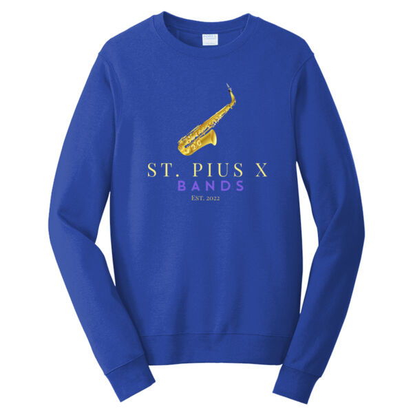 St Pius band Saxophone - Fan Favorite Fleece Crewneck Sweatshirt Thumbnail