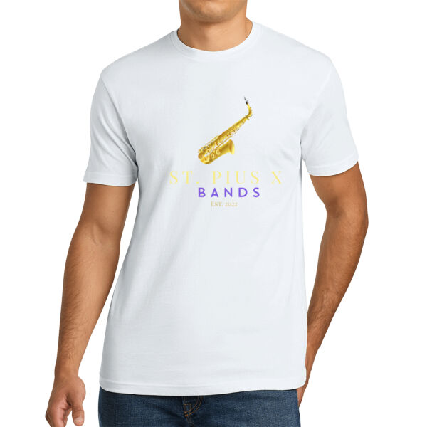 St Pius band Saxophone - Unisex Premium Cotton T-Shirt Thumbnail