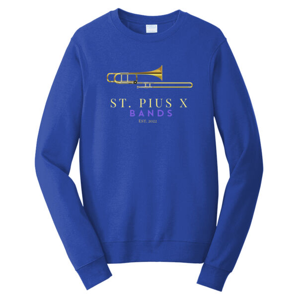 St Pius band Trombone - Fan Favorite Fleece Crewneck Sweatshirt Thumbnail