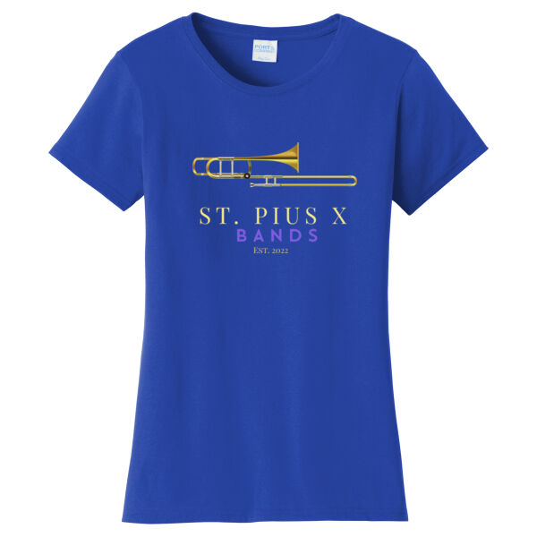 St Pius band Trombone - Ladies Fan Favorite Tee Thumbnail