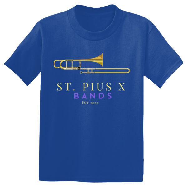 St Pius band Trombone - Youth Poly T-Shirt Thumbnail