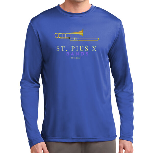 St Pius band Trombone - Long Sleeve PosiCharge ® Competitor™ Tee Thumbnail