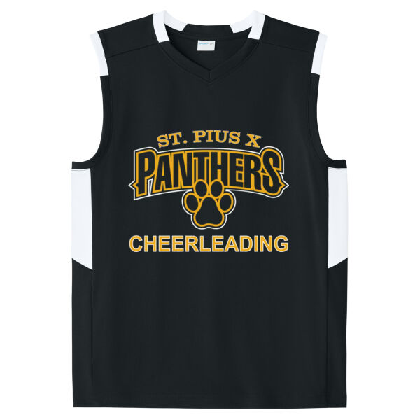 St Pius - Fan Favorite Tee - Youth Club Sleeveless V Neck Thumbnail