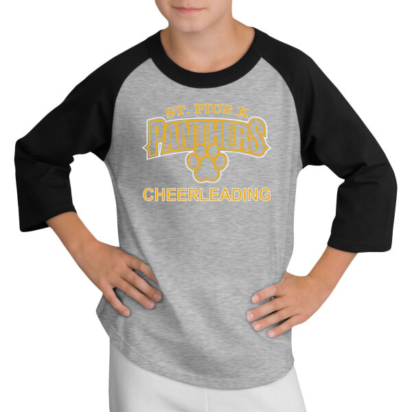 St Pius - Fan Favorite Tee - Youth 3/4 Baseball T-Shirt Thumbnail
