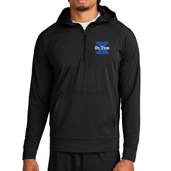 St Pius - Sport Wick ® Stretch 1/2 Zip Hoodie Thumbnail
