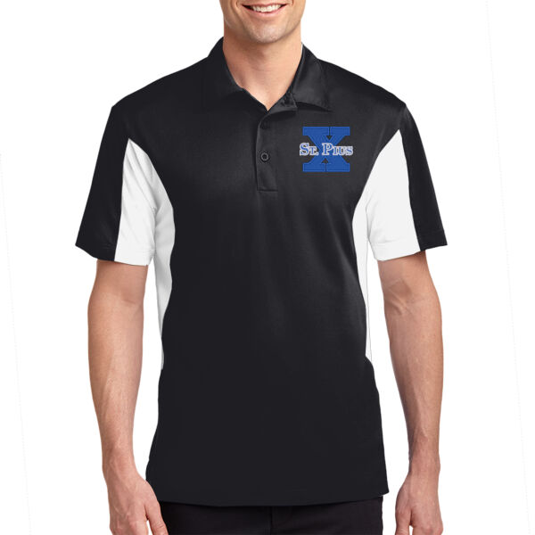St Pius - Side Blocked Micropique Sport Wick ® Polo Thumbnail