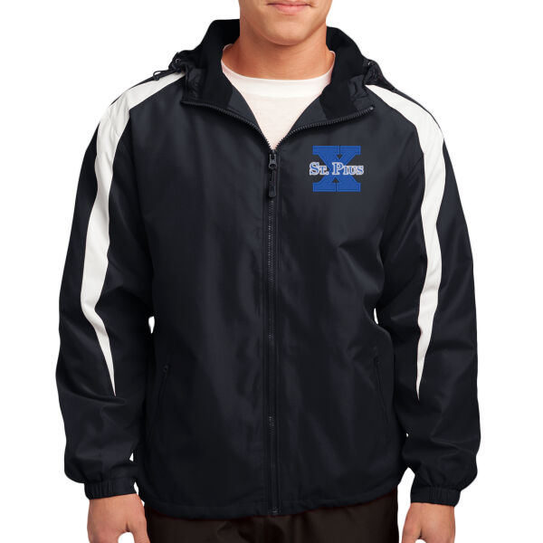 St Pius - Fleece Lined Colorblock Jacket Thumbnail