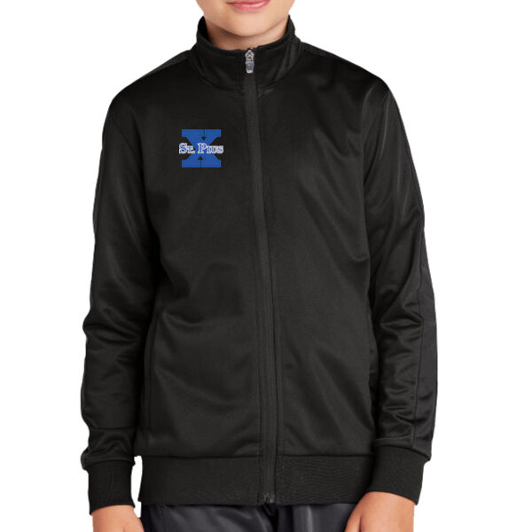 St Pius - Youth Tricot Sleeve Stripe Track Jacket Thumbnail