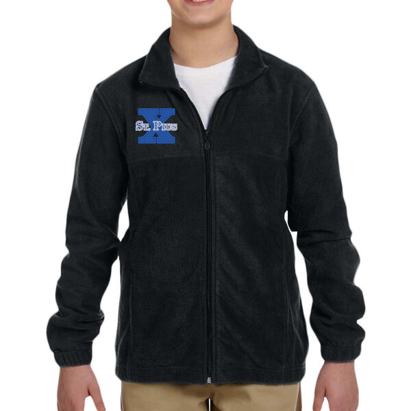 St Pius - Youth 8 oz. Full-Zip Fleece Thumbnail