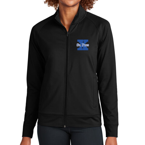 St Pius - Women's Sport Wick ® Stretch Full Zip Cadet Jacket Thumbnail