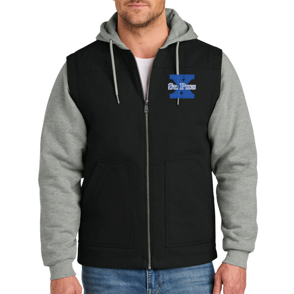 St Pius - Duck Fleece Full Zip Hooded Jacket Thumbnail