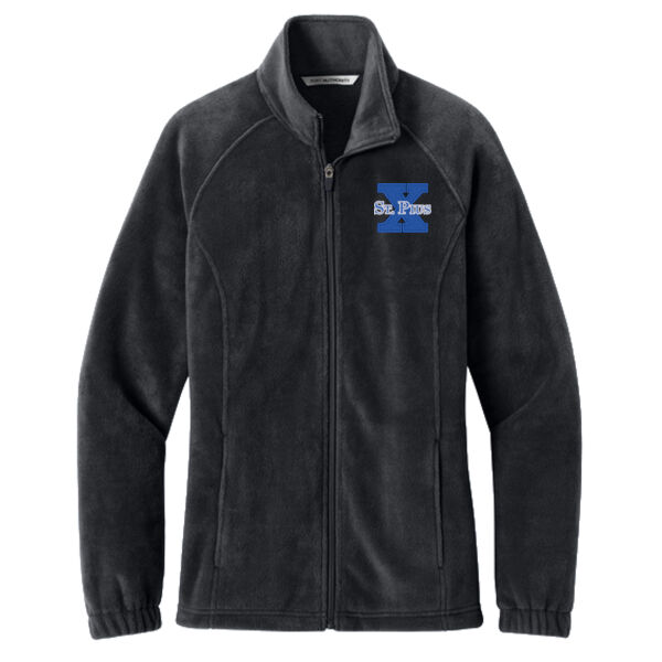 St Pius - Women's Plush Fleece Full Zip Jacket Thumbnail