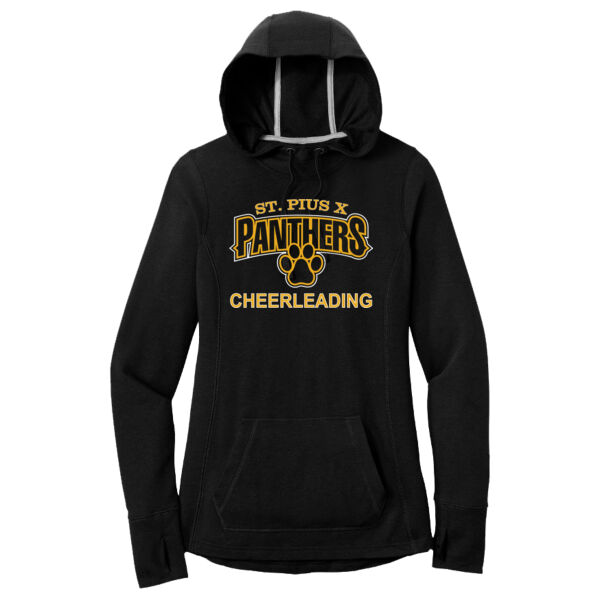 St Pius - Fan Favorite Tee - Women's PosiCharge ® Tri Blend Wicking Fleece Hooded Pullover Thumbnail