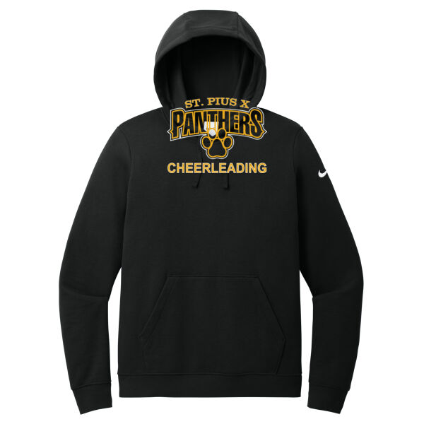 St Pius - Fan Favorite Tee - Women's Club Fleece Sleeve Swoosh Pullover Hoodie Thumbnail