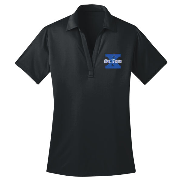 St Pius - Ladies Silk Touch Performance Polo Thumbnail