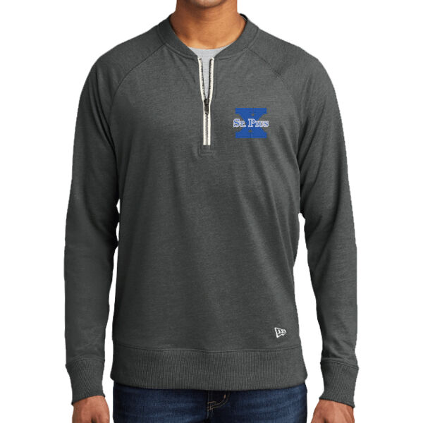 St Pius - ® Sueded Cotton Blend 1/4 Zip Pullover Thumbnail